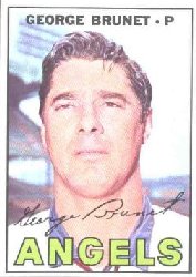 1967 Topps Baseball Cards      122     George Brunet